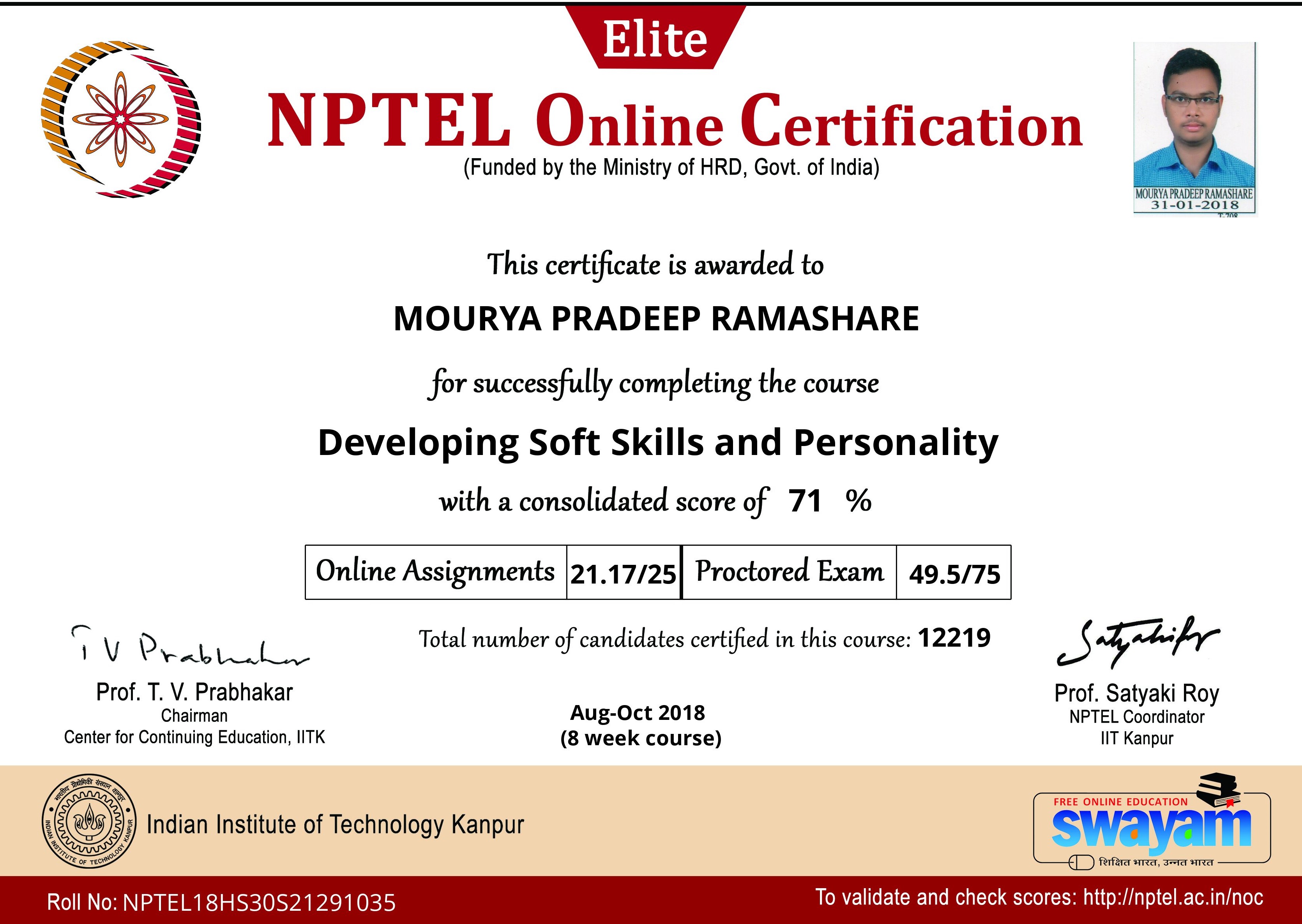 Developing Soft Skills and Personality.